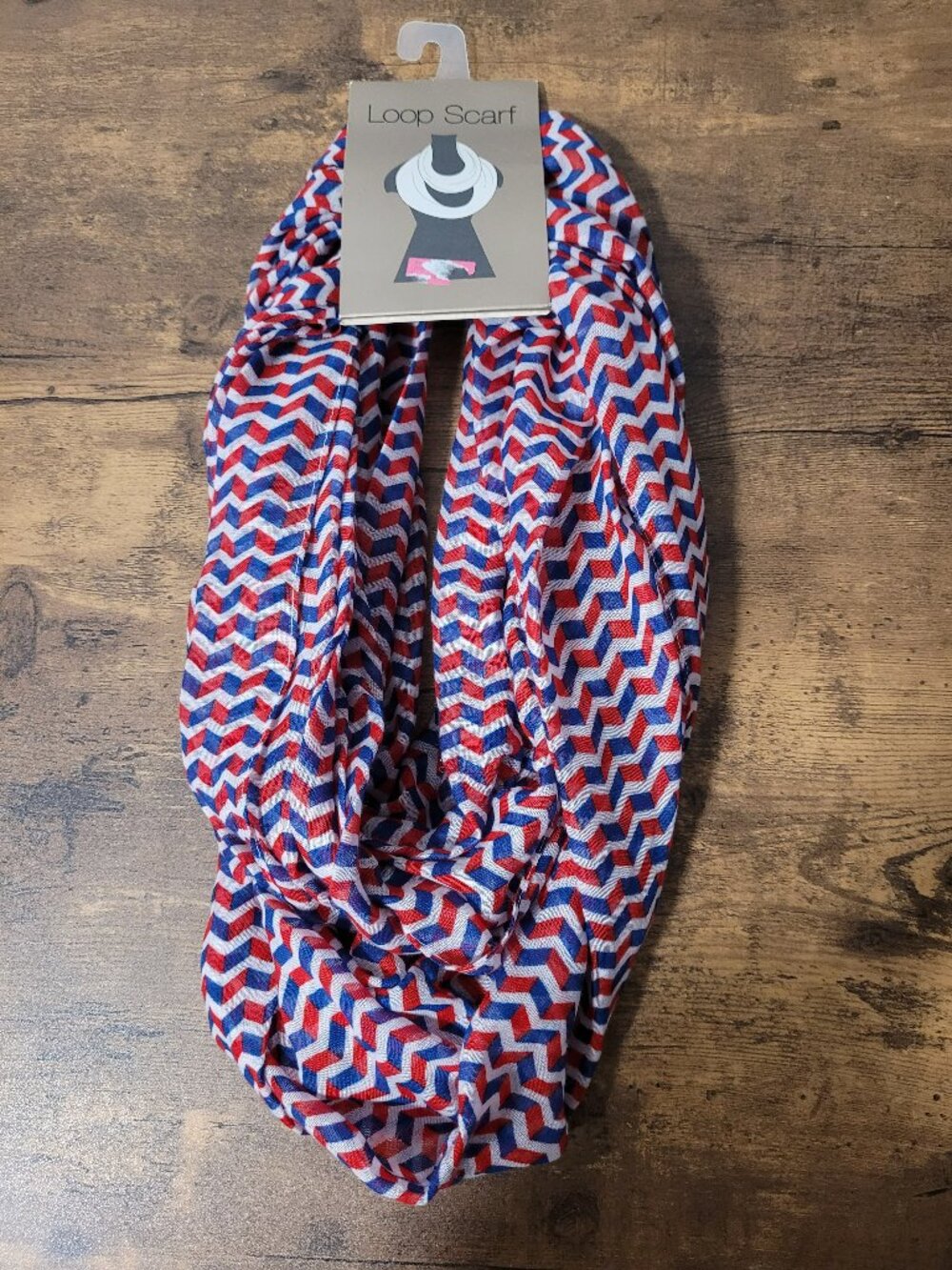 Vintage Striped Multicolor Scarf for Women Size standard